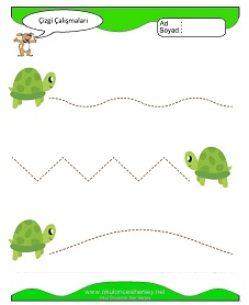 Çizgi Çalışma Sayfaları